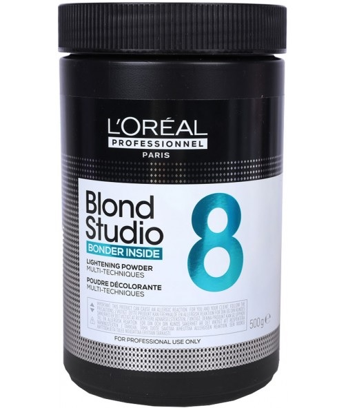 Пудра для осветления волос с бондером Loreal Professionnel Blond Studio Bonder Inside Lightening Powder 8